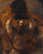 REMBRANDT Harmenszoon van Rijn Moses with the Ten Commandments France oil painting artist